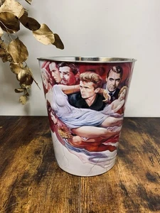 Vintage Look Renato Casaro Touch Kunstwerk 3D Metall Abfalleimer Hollywood Schauspieler. - Bild 1 von 7