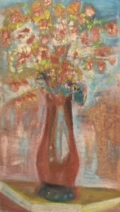 VINTAGE POST IMPRESSIONIST STILL LIFE OIL PAINTING - Picture 1 of 11