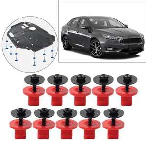 10 Set of Engine Splash Shield Screw Nut Retainer For Ford Focus For GMC Sierra - Picture 1 of 11