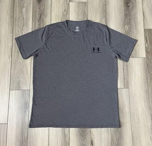 Under Armour Loose Gray Short Sleeve Athletic Short Sleeve Tee Mens Size Large - Picture 1 of 9