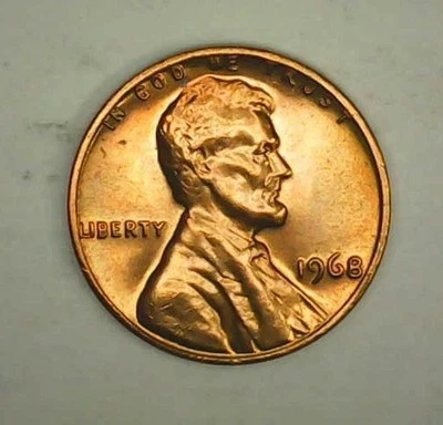 🔥 WORTH EVERY CENT🔥 1968 Lincoln Cent (RD) DDO  BU GEM - Image 1 of 4