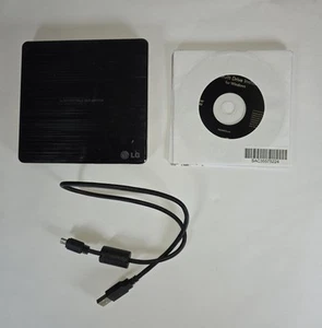 LG SP60 Ultra Slim Portable DVD Writer SP60NB50 Open Box inkl. Install Disc - Bild 1 von 9