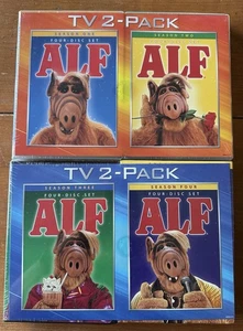 New Alf TV 2-Pack 4 Disc Set 2-Sets  Sealed 16 DVDs Season 1-4 1980s Gen X - Picture 1 of 6