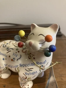 Whimsiclay Fancy Felines By Amy Lacombe Cat Figure Celebrate Your Special Day - Picture 1 of 6