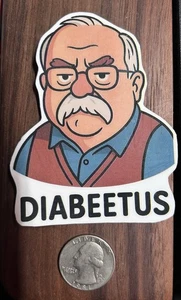 Diabeetus Aufkleber - Hochglanz Vinyl  - Bild 1 von 1