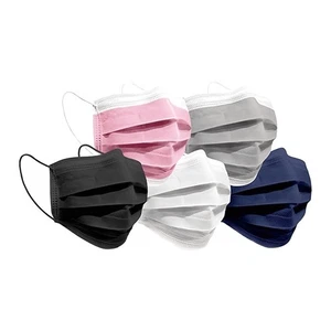 Eine Box mit 50 Stück und 40 Schachteln Einweg Gesichts 3-lagige Filtermasken - Bild 1 von 9