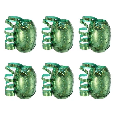 Cinta rizadora cuerda prensada 3/16" 11 yardas 6 piezas verde Foto 1 de 4