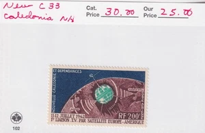 New Caledonia Scott C33 XF MNH 1962 200fr Telstar Issue SCV $25 - Picture 1 of 1