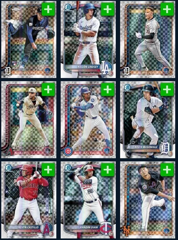 [DIGITAL] Topps Bunt - Topps Chrome 25 S1 - X-Fractor Base - K to Z - Pick - Image 1 of 1