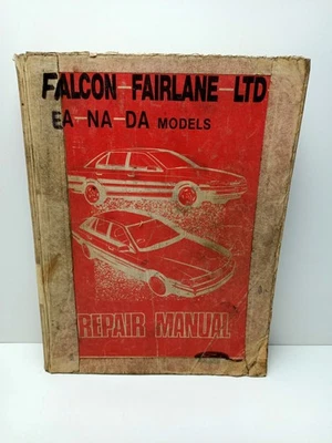 FORD Falcon Fairlane LTD EA / NA / DA MODELS - GENUINE  SERVICE & REPAIR MANUAL - image 1 of 4