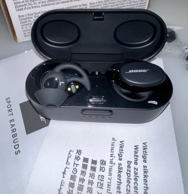 Bose Sport Earbuds Wireless Bluetooth In-Ear Headphones - Black 805746-001 - Image 1 of 4