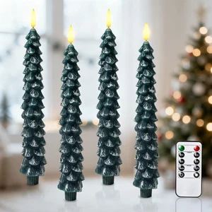 Christmas Decorations Indoor, Christmas Decor-Christmas Tree Taper Flameless ... - Bild 1 von 7