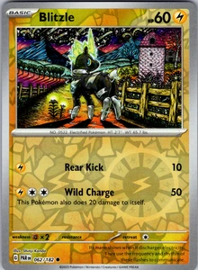 Blitzle Reverse Holo 062/182 SV04: Paradox Rift Common - NM - Picture 1 of 2