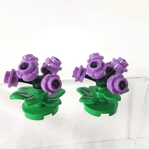 Lego MOC RECONSTRUIR Ciudad Amigos Plantas Arbusto Arbusto Flor Hojas Lote de 2 - Imagen 1 de 3