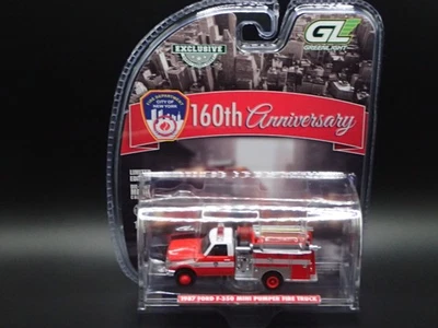 2025 GREENLIGHT 1987 FORD F-350 FDNY MINI PUMPER FIRE TRUCK HOBBY EXCLUSIVE 1:64 - Image 1 of 4