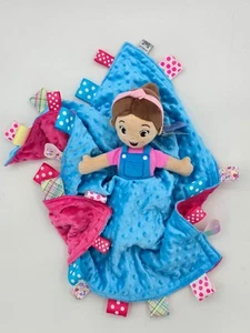 Kids Lovey Ms Rachel Stuffed Plush Security Blanket With Satin/Ribbon 20 x 20 - Picture 1 of 9