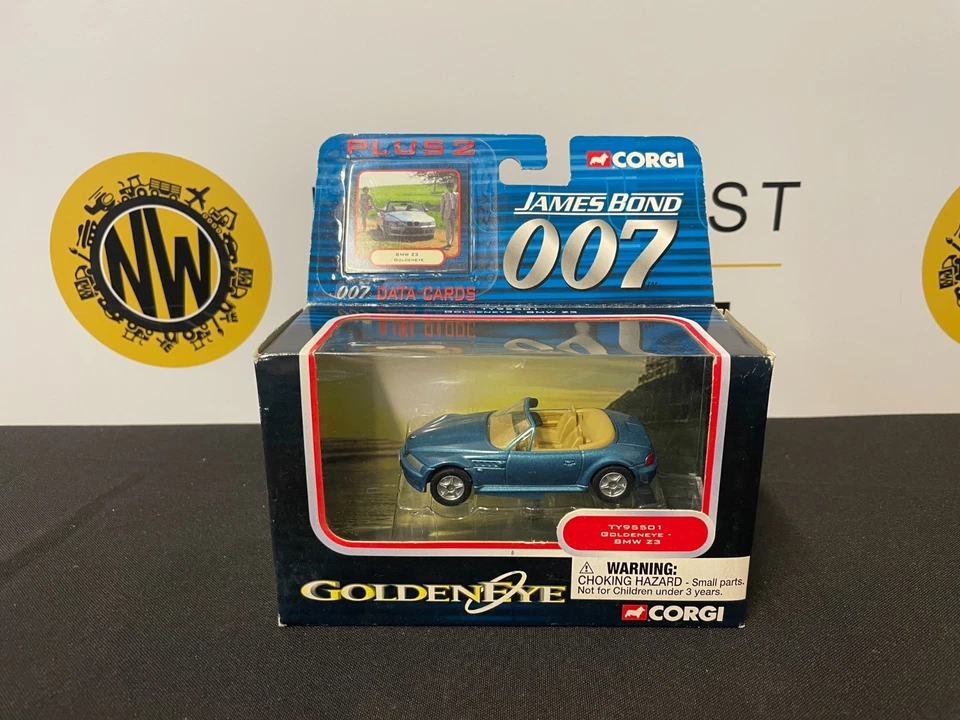 CORGI TY95501 GOLDENEYE BMW Z3 007 GOLDENEYE JAMES BOND - Image 1 of 2