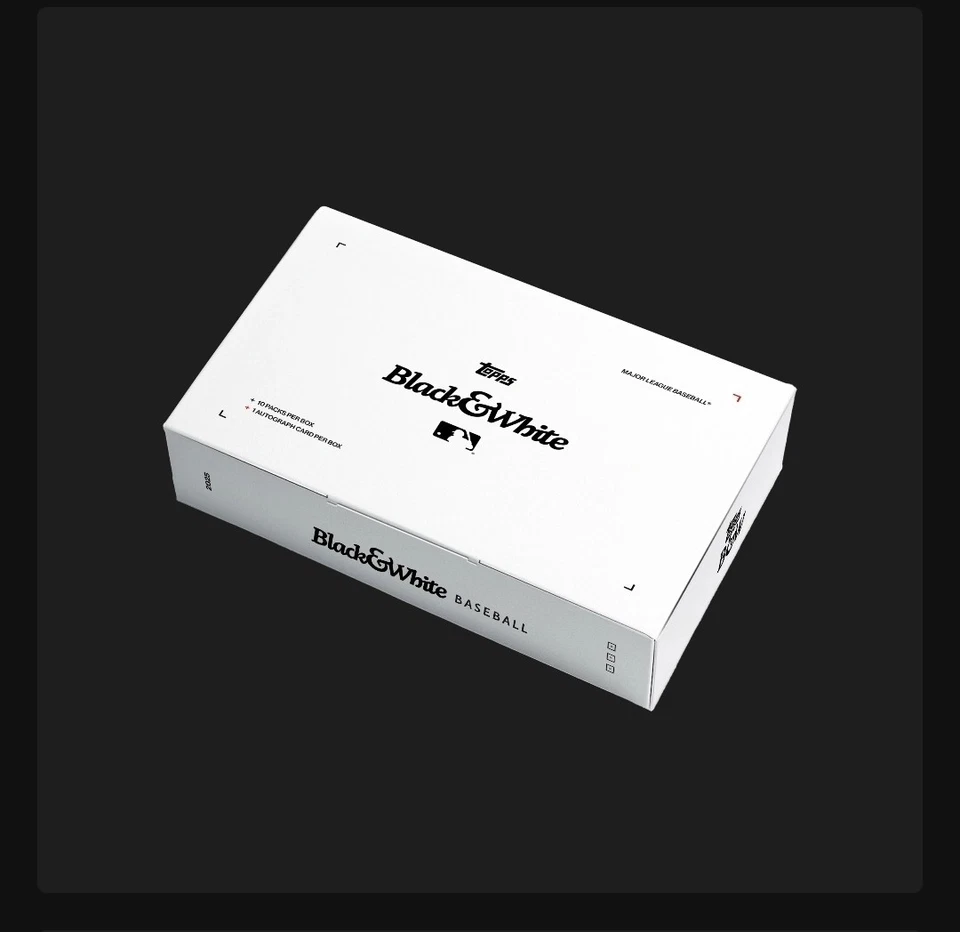 PRESALE 2025 Topps Black White Baseball Collector Box Limited Confirmed Order - Image 1 of 1
