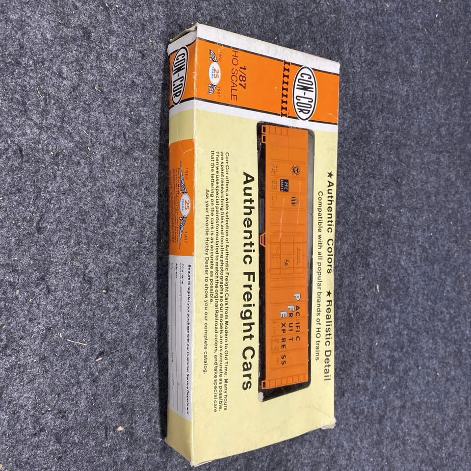 Con-Cor HO Scale PFE 57' Mechanical Reefer Kit #456511 Orange Used (CC101625-07) - Image 1 of 4