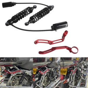 For Harley FLTRX FLTRU FLTRK FLHXS FLHTK Remote Reservoir Rear Suspensions Shock - Picture 1 of 12