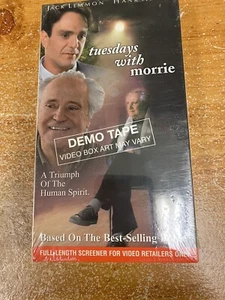 TUESDAYS WITH MORRIE (VHS, Screener Demo Tape) Movie NEW! - Imagen 1 de 2