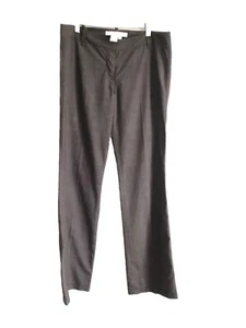Studio M womens pants trouser business Sz 10 gray lining straight leg - Picture 1 of 12