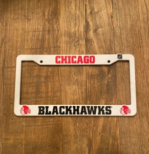 Chicago Blackhawks Hockey NHL License Plate Frame Lot Of Two 2 - Picture 1 of 8