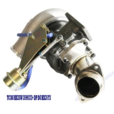 HX35W 3599373 Turbo con codo para 96-98 Dodge RAM 2500 6BTAA 5,9 L transmisión manual Foto 1 de 4
