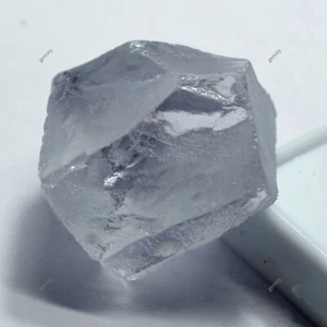 ZERTIFIZIERTER 315,70 ct natürlicher Saphir weiß ungeschliffen grob riesiger loser Edelstein - Bild 1 von 11