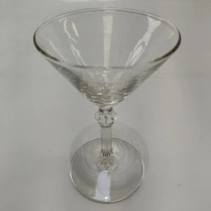 Tazza sherbet martini vetro trasparente calice vintage spesso elegante regalo bar vodka matrimonio - Foto 1 di 10