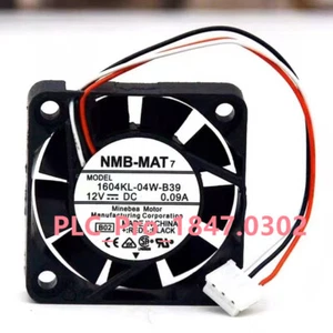 1PCS NEW NMB 1604KL-04W-B39 Chassis Cooling Industrial Fan 4cm 4010 12V 0.09A - Afbeelding 1 van 3