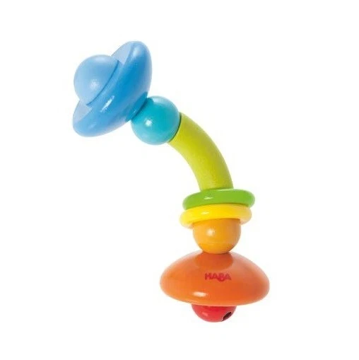 Haba 302933 Greifling Klapper Regenbogen Motorikspielzeug Holz Neu & Ovp - Bild 1 von 1