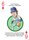 Scott Fletcher Shortsstop Texas Rangers Single Swap Spielkarte