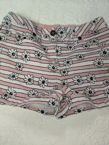 Johnnie B girls sz. 10 striped flower design shorts. Cute, great quality - Picture 1 of 10