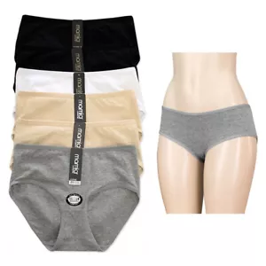 6 Pack Women Underwear Briefs Panties Bikini Full Coverage Cotton Spandex XLarge - Picture 1 of 1
