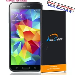 Upgraded 6820mAh Replacement Battery For Samsung Galaxy S5 SV i9600 EB-BG900BBU - Picture 1 of 2