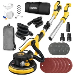 Electric Drywall Sander with Vacuum Automatic Dust Removal 900-1800RPM 7 Speed - Picture 1 of 7