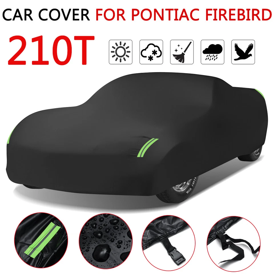 For Pontiac Firebird Full Car Cover Outdoor Indoor All Weather Protect Waterpoof - Image 1 of 4
