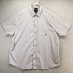 511 Tactical Shirt Adult 2XL Gray Snap Lightweight Outdoor Perforated Stripes - Picture 1 of 6