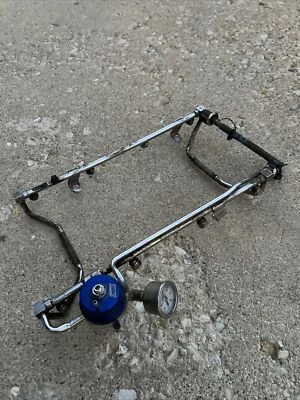 FORD 460 7.5 FUEL INJECTOR RAIL 1987-1997 F250 F350 TRUCK BBK REGULATOR GAUGE - Image 1 of 4