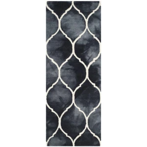 SAFAVIEH Dip Dye DDY685J Handmade Graphite / Ivory Rug - Picture 1 of 20