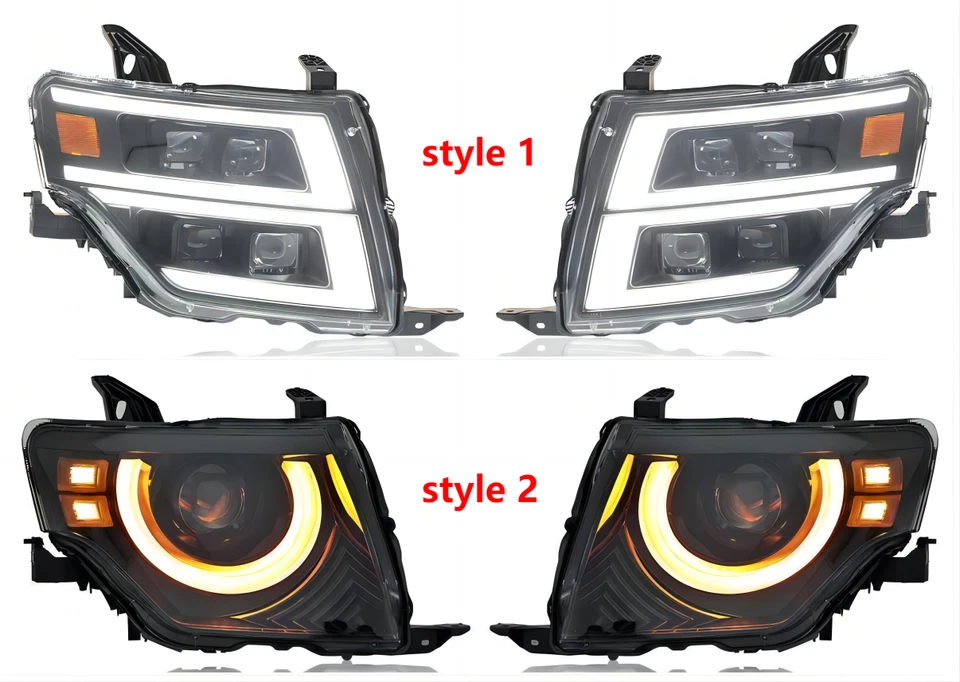 Mitsubishi Pajero Montero V87V97V93 07-21 modified LED headlight assembly — 第 1/1 张图片