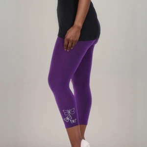 ROCKTHOSECURVES MUJER LEGGINGS TALLA GRANDE TACHONADO MARIPOSA 3/4 CAPRI PANTALONES - Imagen 1 de 33