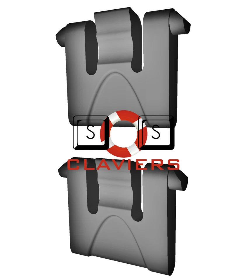 Mionix Zibal 60 Keyboard Spare Replacement Tilt Leg Stall Foot Feet Set - Image 1 of 3