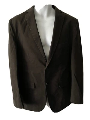 Mens Pronto Uomo Sport Jacket sz Small Brown with Liner - Imagem 1 de 4