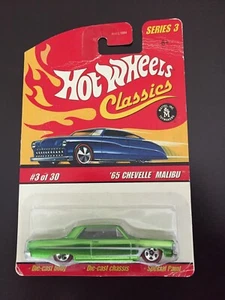 Hot Wheels Classics Series 3-#3 Of 30-GREEN '65 CHEVELLE MALIBU - Bild 1 von 2