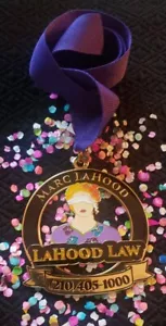 MARC LAHOOD LAW OFFICE FIESTA MEDAL - Picture 1 of 2