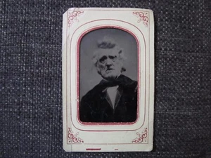 Early Tintype of Arron Smith (1822-1919) of Montgomery, Ohio, Nice! - Picture 1 of 3