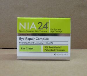 NIA24 NIA 24 Augenreparaturkomplex - 15 ml/0,5 Unzen Neu im Karton Authentische Frische