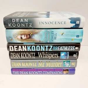 Dean Koontz Hardback Book Bundle 6 Books - Mr Murder, Whispers, Breathless, etc. - Picture 1 of 24